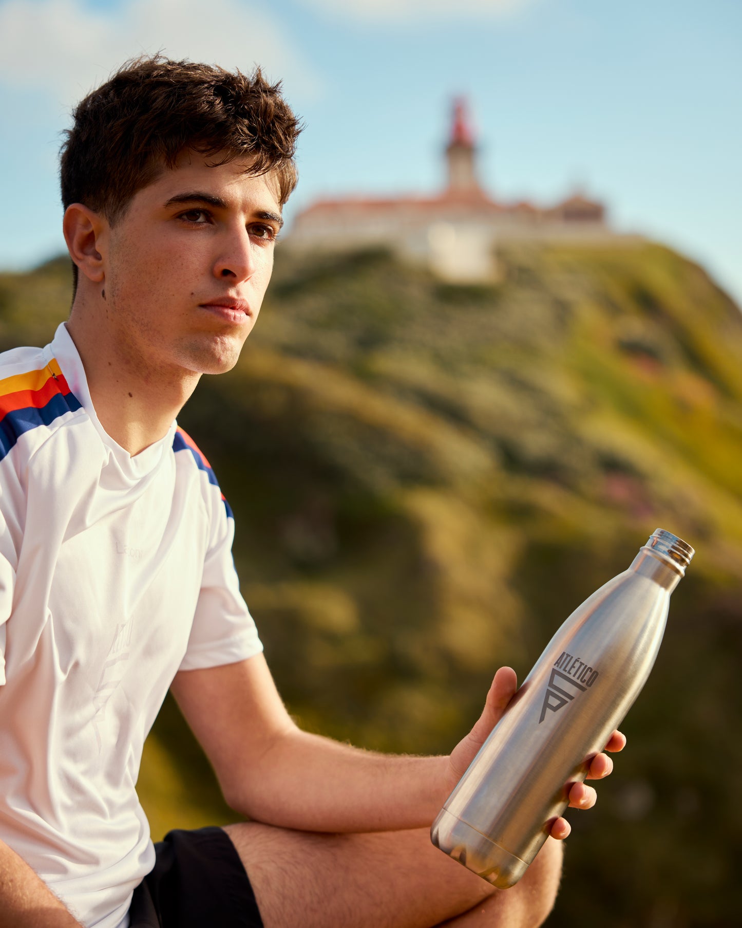 Garrafa de Água Metálica